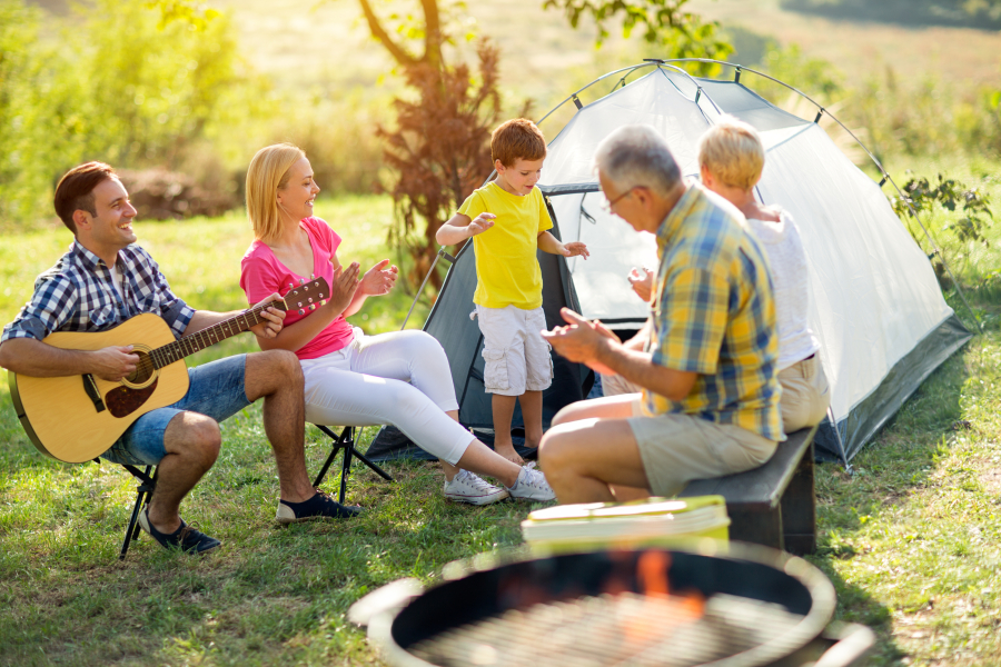 famille en camping Vendee 