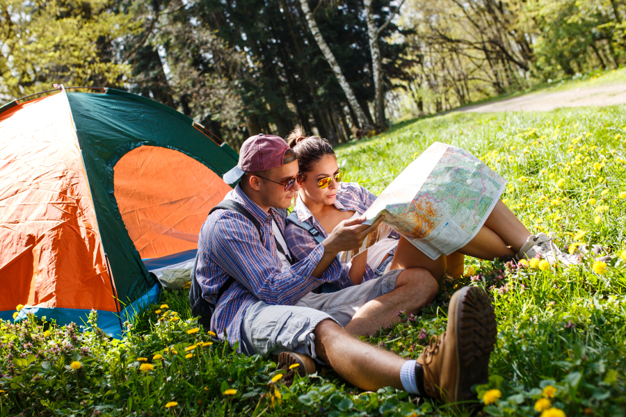 famille au camping Dordogne