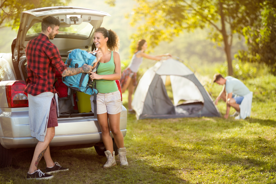 couple camping Argelès-sur-Mer